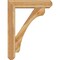 Ekena Millwork Legacy Craftsman Rough Sawn Bracket w/ Offset Brace, Western Red Cedar, 8"W x 36"D x 48"H BKT0806X36X48LEC04RWR - alternate 3